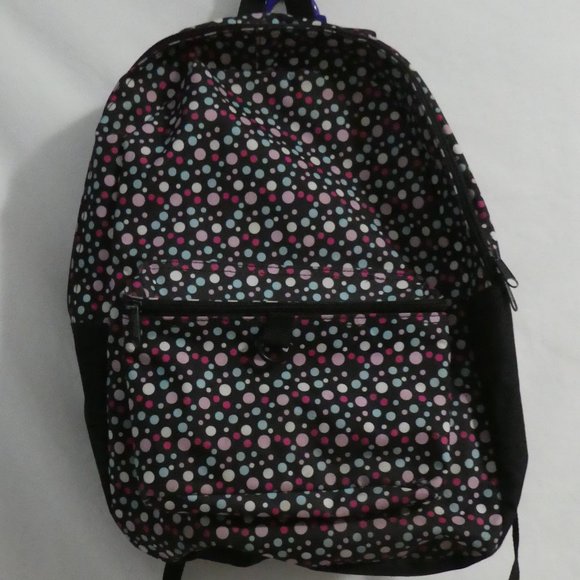 Impact Other - IMPACT, Distributed By Holiday Group, colorful polka dot print backpack, GUC
